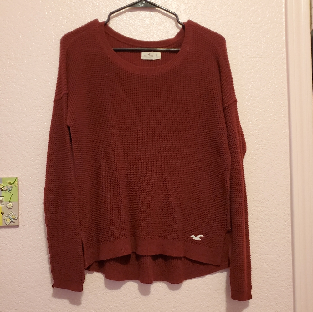 Hollister Maroon Sweater